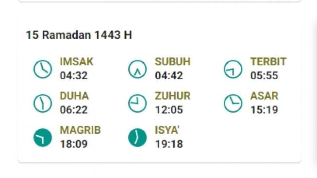 Jadwal Imsakiyah dan salat Subuh di Batam