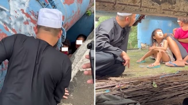 Viral Aksi Haru Ustaz Ebit Lew Sewakan Rumah untuk Ibu dan 2 Anak yang Tinggal di Kolong Jembatan Tanah Abang