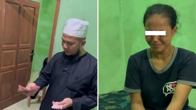 Momen Ustaz Ebit Lew dari Malaysia sewakan rumah untuk ibu dan 2 anak kecilnya yang tinggal di kolong jembatan di Tanah Abang, DKI Jakarta. (Instagram/@ebitlew)