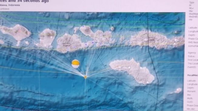 Gempa Bumi di Nusa Tenggara Barat M 4.8 Tidak Berpotensi Tsunami