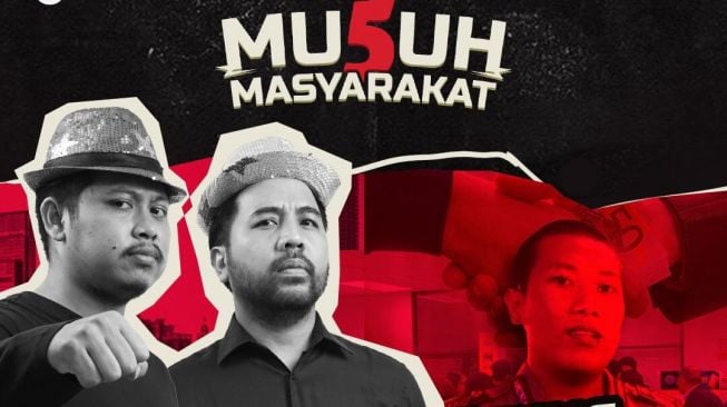 Suguhkan Komedi Satire, Podcast Musuh Masyarakat Kini Diasuh Tretan Muslim dan Adriano Qalbi