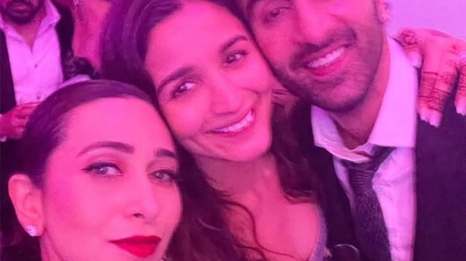 Resepsi Alia Bhatt dan Ranbir Kapoor. [Instagram]