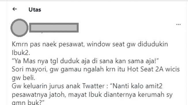 Viral! Selebtwit Ini Ungkap Pengalaman Saat Kursi Pesawatnya Diserobot Penumpang Lain, Waktu Diminta Justru Diamuk