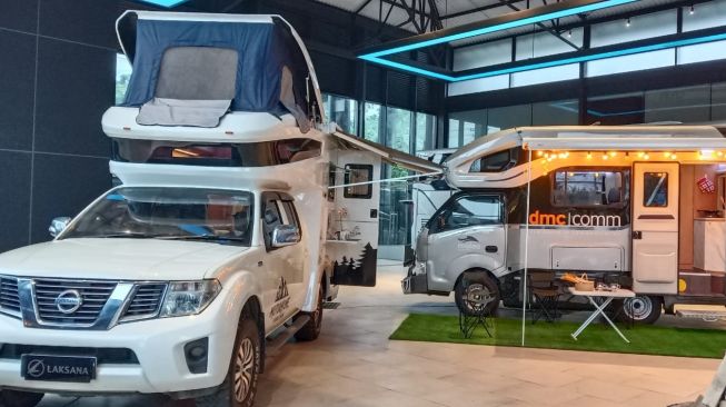 Motorhome dari Laksana. [Suara.com/Budi Arista]