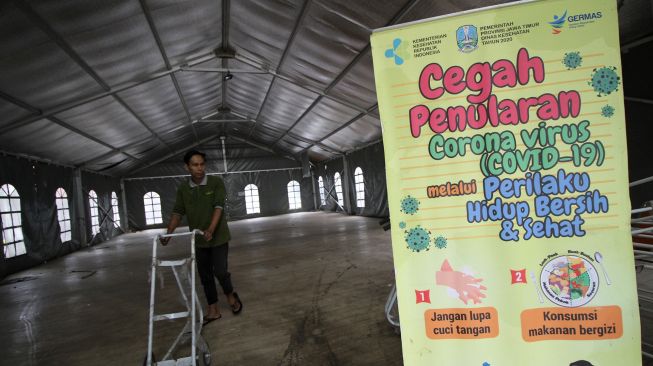 Kasus Covid-19 Melandai di Jatim, RS Lapangan Indrapura Resmi Ditutup