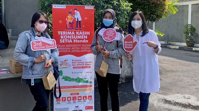 Astra Motor Yogyakarta & AHM Gelar Vaksinasi Booster untuk Konsumen (Dok. Astra Motor Yogyakarta)