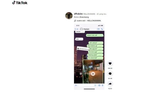 Menunggu kekasih yang tidak bisa dihubungi, tapi hal tak terduga terjadi. [TikTok] 