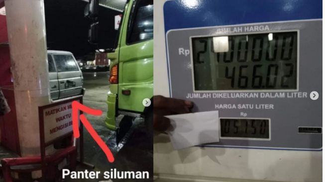 Sopir Truk Dibikin Geram dengan Ulah Pemobil Isuzu Panther, Ngaku Isi Dexlite Ternyata Timbun Ratusan Liter Solar