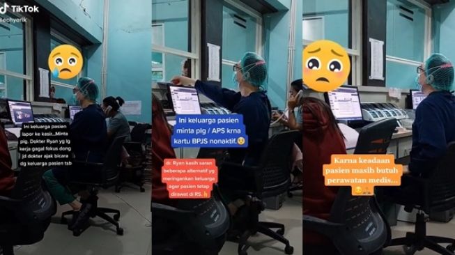 Pasien Minta Pulang Gara-gara BPJS Tidak Aktif, Sikap Dokternya Tuai Pujian Publik (TikTok/@echyerik)