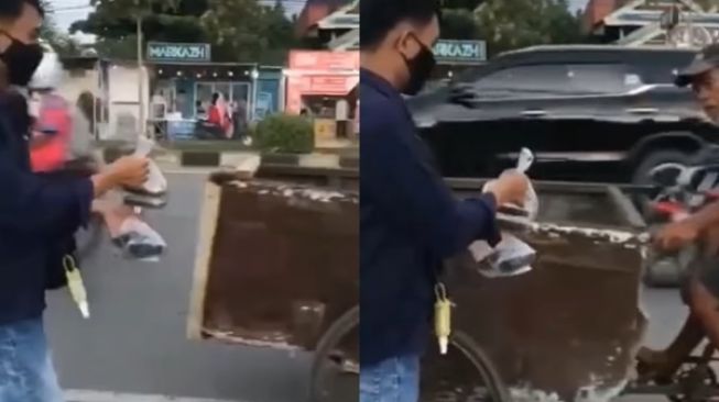 Viral Bapak-bapak Dapat Takjil Gratis, Rokoknya Malah Bikin Warganet Salfok