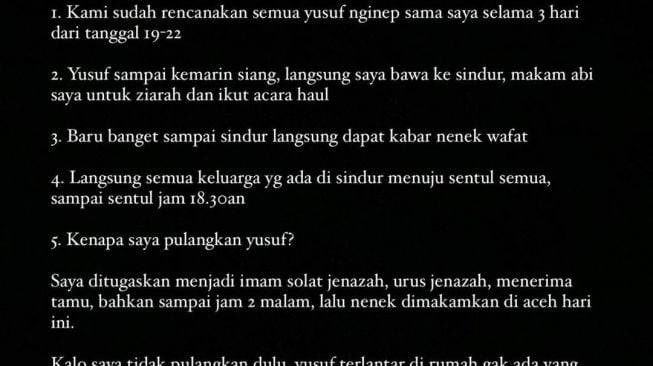 Klarifikasi Alvin Faiz soal tuduhan memulangkan putranya di jalan. [Instagram]