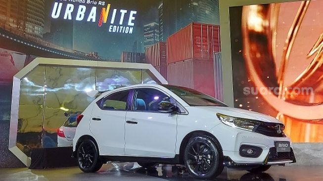 New Honda Brio RS Urbanite meluncur Rabu (20/4/2022) [Suara.com/Manuel Jeghesta Nainggolan].