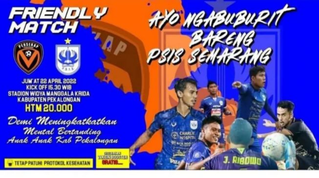 Pertanyakan Laga PSIS Semarang Vs Persekap Pekalongan, Pentolan Panser Biru Beri Komentar Menohok