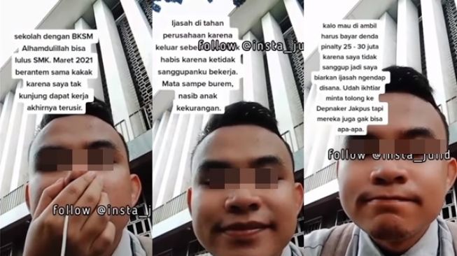 Hidup Yatim Piatu Sejak Kecil, Pria Ini Tak Bisa Kerja Gegara Ijazah Ditahan Perusahaan (instagram/@insta_julid)