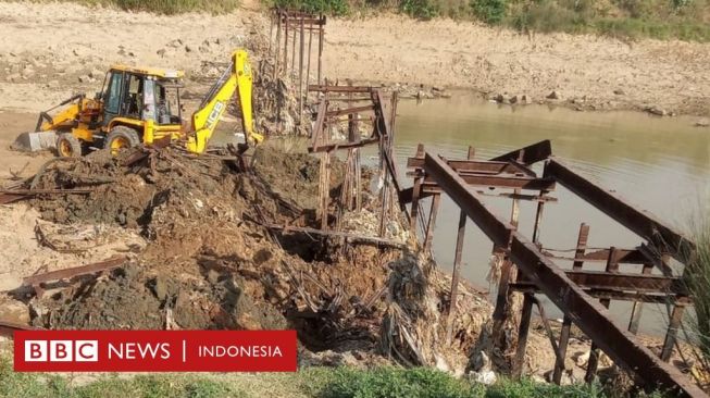 Maling Jembatan Besi Sepanjang 18 Meter, Bagaimana Mereka Melakukannya?