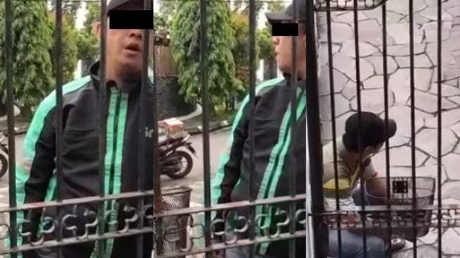 Viral Pria Diduga Driver Ojol Paksa Warga Terima Barang Bukan Pesanannya (instagram/terangmedia)