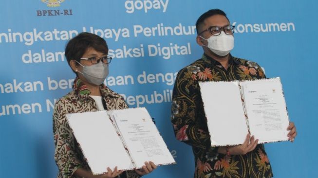 BPKN dan Gopay Teken Nota Kesepahaman Perlindungan Konsumen Transaksi Digital