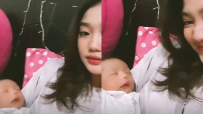 Potret Chandrika Chika Momong Keponakan (Instagram/@chndrika_)