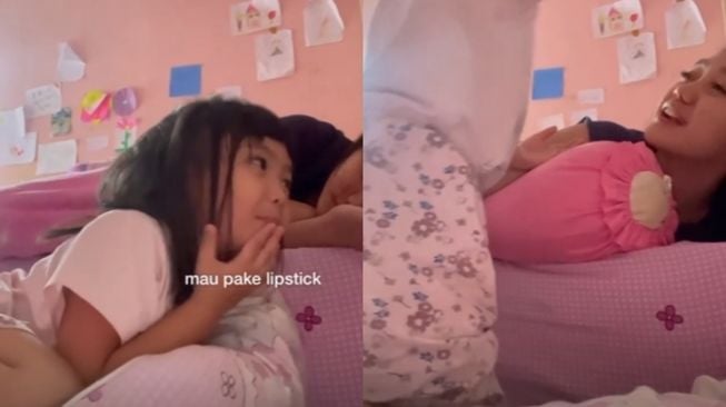 Potret Chandrika Chika Momong Keponakan (Instagram/@chndrika_)