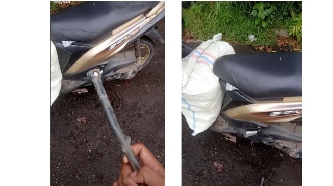 Curhat Kurir Kena Apes saat Hendak Antar Paket, Kick Starter Yamaha Mio Soul Patah dan Motor Tak Bisa Nyala