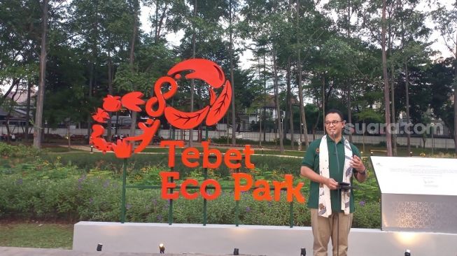 Anies Resmikan Tebet Eco Park, Masyarakat Bisa Nikmati Alam di Tengah Kota Jakarta