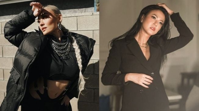 9 Potret Wajah Agnez Mo dan Nita Gunawan yang Disebut Mirip, Plek Ketiplek?