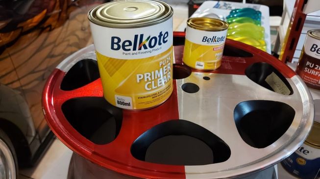 Produk terbaru Belkote, yaitu PU 2K Primer Clear. [Belkote]