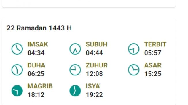 jadwal imsak di Karimun