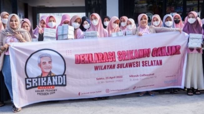 Srikandi Ganjar Sulawesi Selatan Dukung Ganjar Pranowo Calon Presiden 2024