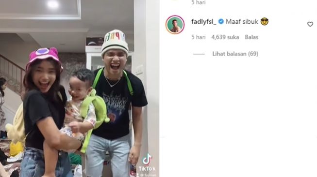 Potret kompak Fuji dan Fadly Faisal (Instagram/@fuji_an)