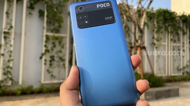 Poco M4 Pro. [Suara.com/Dicky Prasetya]