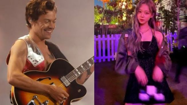 Ngefans Berat, Winter aespa Tonton Penampilan Harry Styles di Coachella 2022