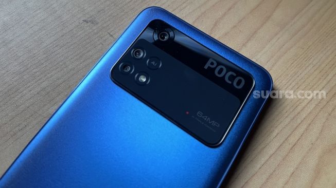 Poco M4 Pro. [Suara.com/Dicky Prasetya]