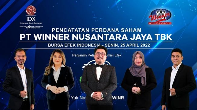 Winner Nusantara Jaya Resmi Catatkan Sahamnya di BEI