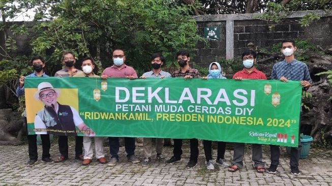 Sempat Malu-malu, Petani Muda Milenial Jogja Dukung Ridwan Kamil Maju Capres 2024