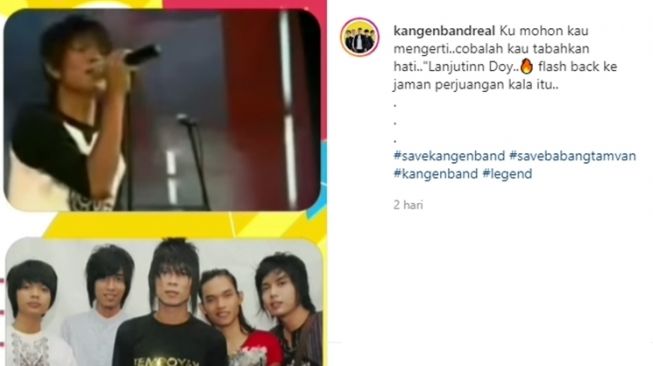 Transformasi Kangen Band dari Masa ke Masa (Instagram/@dodhyofficial)