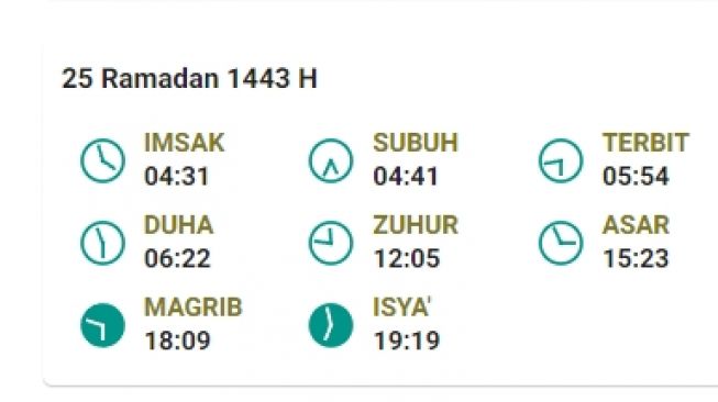 Jadwal Imsakiyah dan salat Subuh di Batam