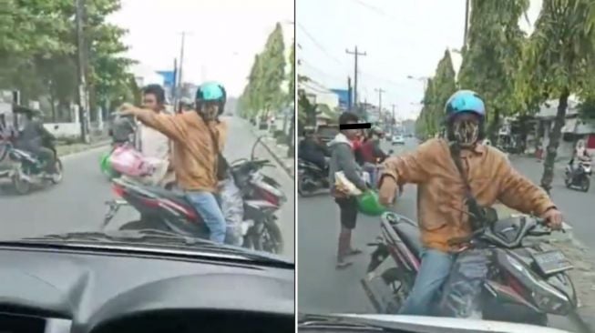 Duh Tak Habis Pikir, Seorang Pemotor Sengaja Hadang Ambulans yang Bawa Pasien Sekarat, Warganet: Lebaran di Sel