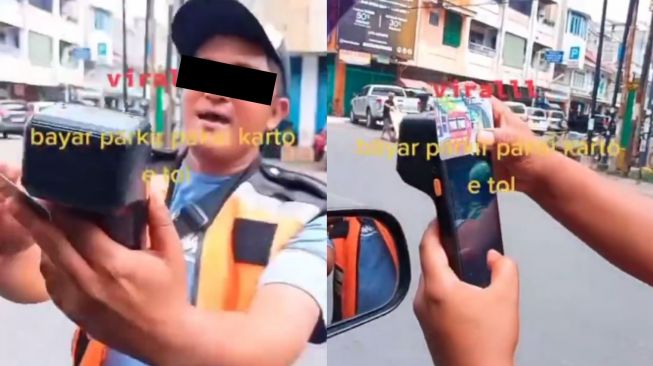 Canggih! Bayar Parkir Pakai Kartu E-Toll Jadi Viral, Jadi Sorotan Warganet