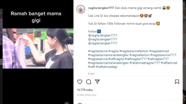 Nagita Slavina Jualan Serbet Dipinggir Jalan, Warganet Ramai Puji Kecantikannya: Bening Banget