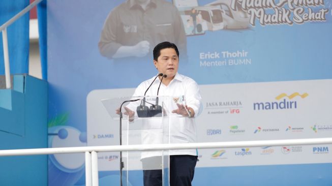 Erick Thohir Lepas 20 Unit Bus Mudik Pupuk Indonesia