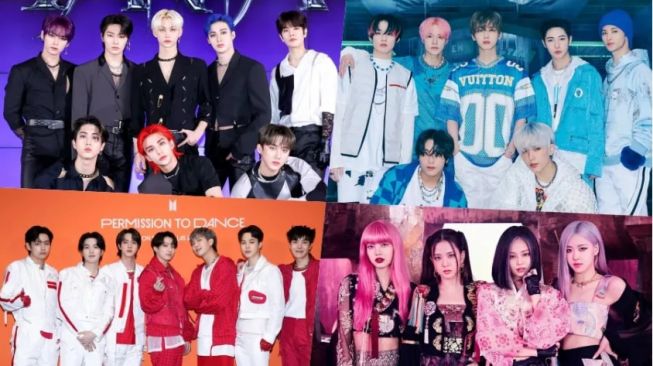 Stray Kids, BTS, NCT Hingga BLACKPINK Dominasi Chart Album Dunia Billboard!