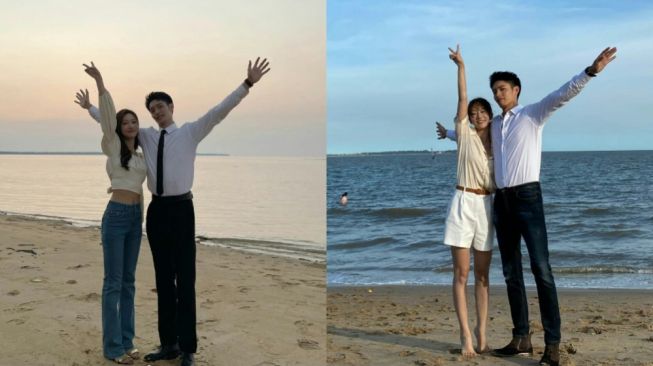 Sedang Syuting Drama China Baru, Yu Yue Bagikan Foto Bersama Tsao Yuning