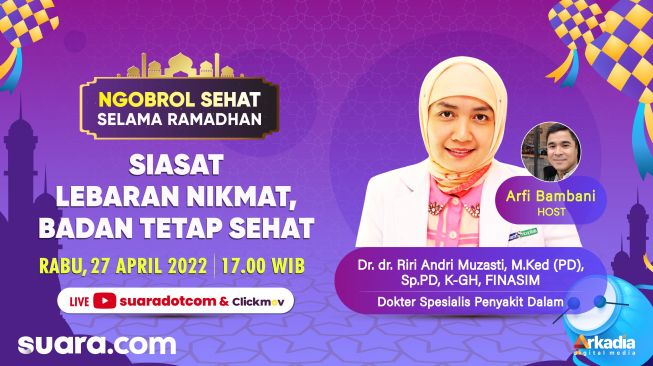 LIVE STREAMING: Siasat Lebaran Nikmat, Badan Tetap Sehat