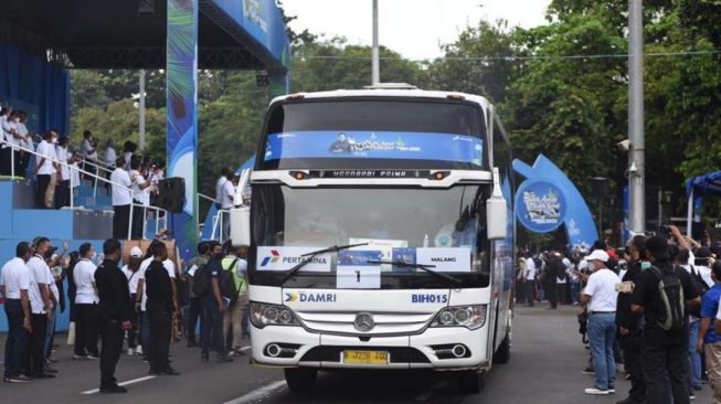 Pelepasan Mudik Aman Mudik Sehat Bersama BUMN 2022. (Dok: Pertamina)