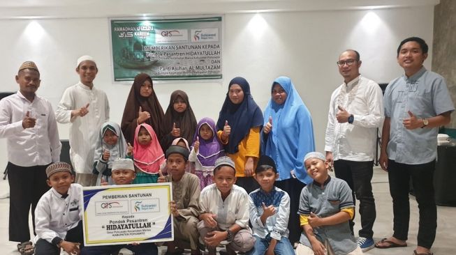 GTSI Beri Santunan ke Anak Yatim di Wilayah Operasional