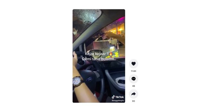 Buka puasa on the Road sesungguhnya, mengejar tahu bulat. [TikTok]