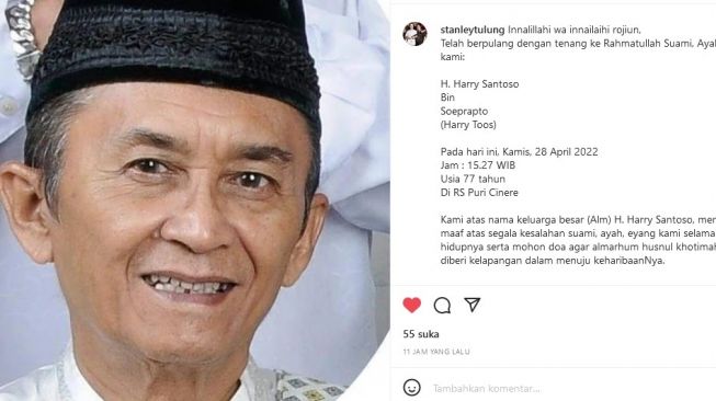 Harry Toos, Gitaris Band Favourite's Group Meninggal Dunia