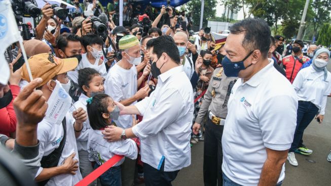 Erick Thohir Lepas Mudik Bersama Jasa Raharja