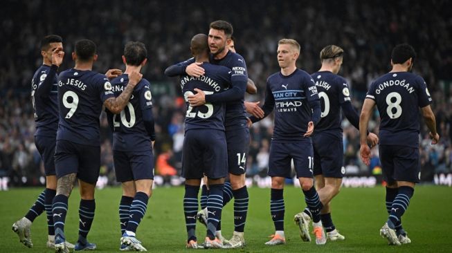 Hasil Bola Tadi Malam: Man City Bantai Leeds, Lazio Menangi Drama Tujuh Gol